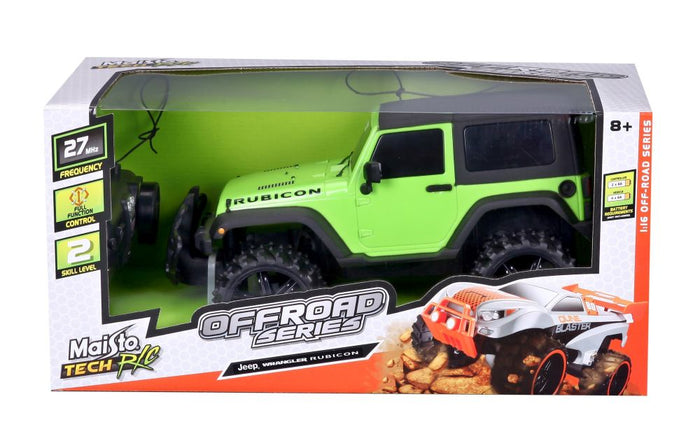 Maisto - R/C 1/16 Jeep Wrangler Rubicon w/o Batteries