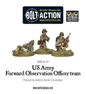 Warlord - Bolt Action  US Army Forward Observer Officers (FOO)