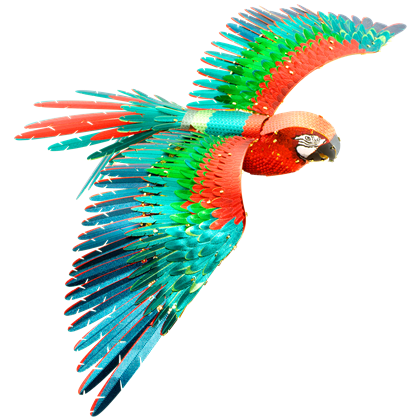 Metal Earth - Parrot Jubilee Macaw (ICONX)