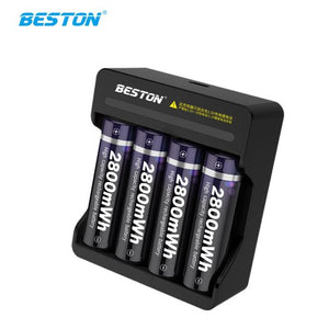 Beston - M7011 Litium 1.5V Charger + 4 AA