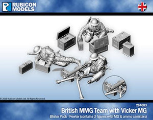 Rubicon Models - 1/56 British Vickers Machine Gun Team