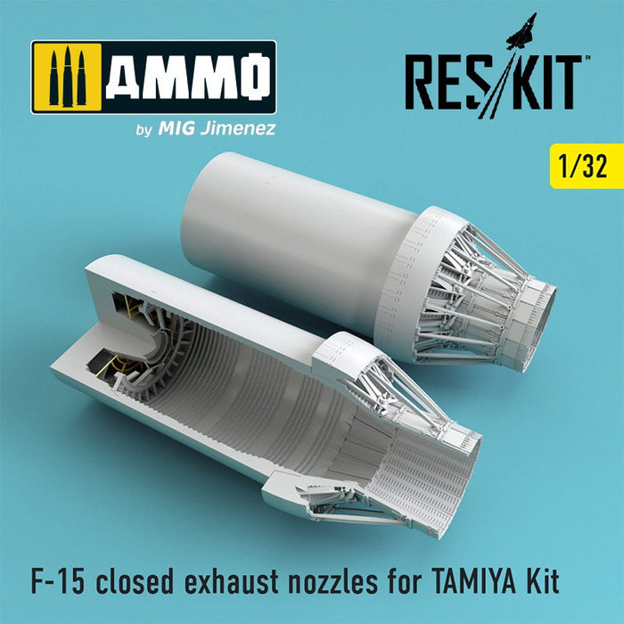 Reskit - 1/32 F-15 Closed Exhaust Nozzles for TAMIYA Kit (RSU32-0030)