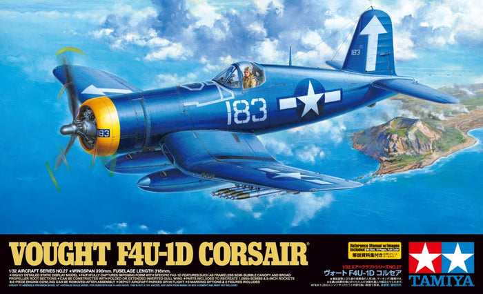 Tamiya - 1/32 Vought F4U-1D Corsair (incl. Photo-etch)