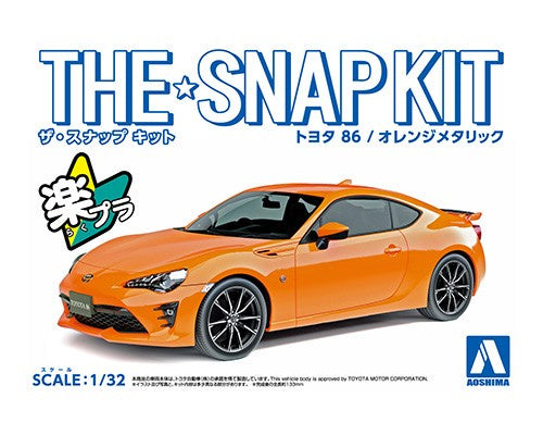 Aoshima - 1/32 Toyota 86 Metallic Orange (The Snap Kit)