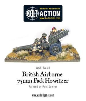 Warlord - Bolt Action  British Airborne 75mm Pack Howitzer & Crew