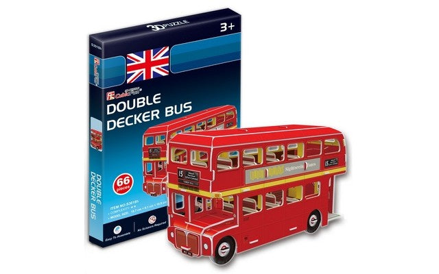 Cubic Fun - Double Decker Bus (UK) (66pcs) (3D)