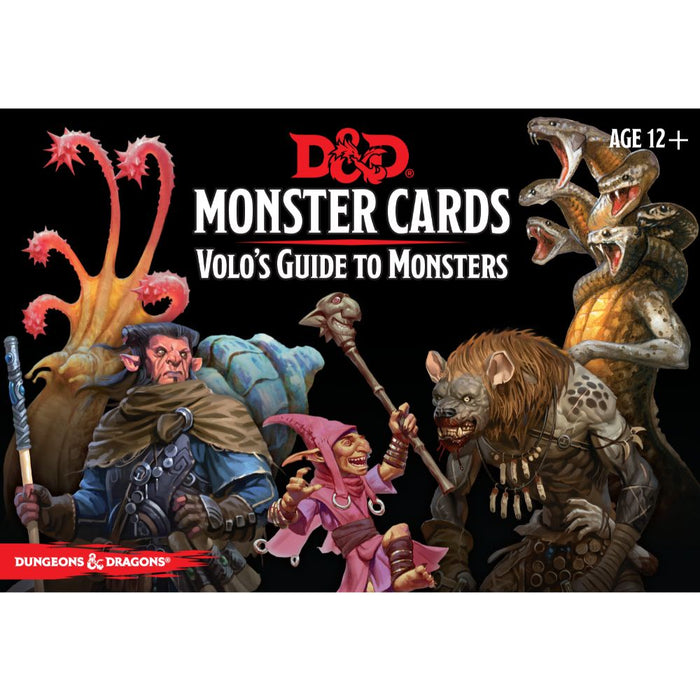 D&D Spellbook Monster Cards: Volo's Guide to Monsters