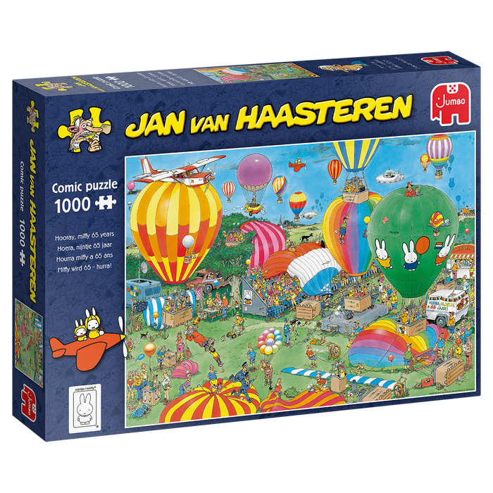 Jumbo - Jan van Haasteren - Hooray - Miffy 65 Years (1000pcs)