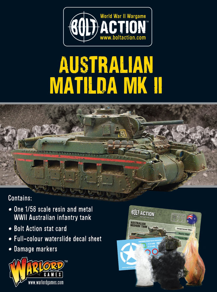 Warlord - Bolt Action  Australian Matilda II Infantry Tank