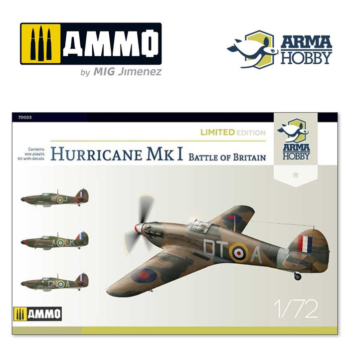 ARMA Hobby - 1/72 Hurricane Mk I (Battle of Britain Limited Edition)