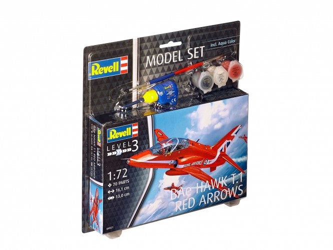 Revell - 1/72 BAE Hawk T.1 Red Arrows (Model Set Incl. Paint)