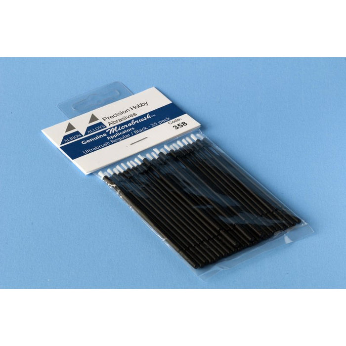 Albion Alloys - 358 Microbrush Regular / Black (25pk)