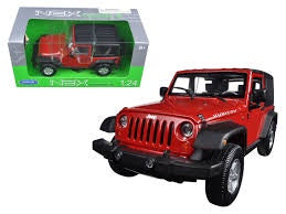 Welly - 1/24 Jeep Wrangler Rubicon Soft Top 2007 (Red)