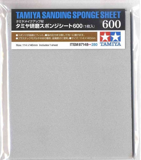 Tamiya - Sanding Sponge Sheet 600