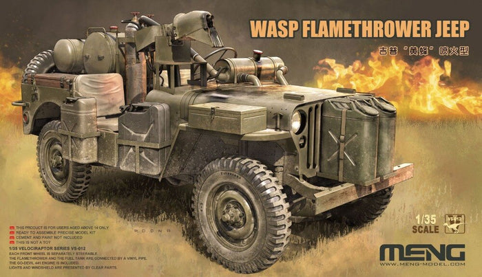 MENG - 1/35 WASP "Flamethrower" Jeep