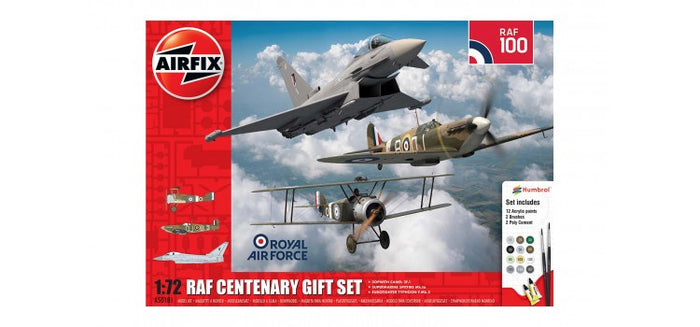 Airfix - 1/72 RAF Centenary Gift Set (Set incl. Paints)