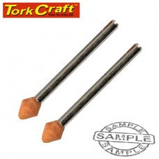 Tork Craft - Mini Grinding Stone Bullet 6.4mm Dia x 3.2mm Shank