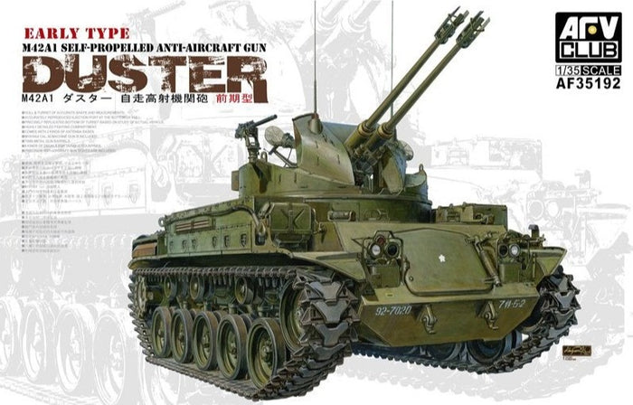AFV Club - 1/35 Early Type M42A1 Self-Propelled Anti-Aircraft Gun Duster