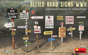Miniart - 1/35 Allied Road Signs WWII