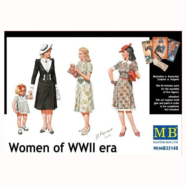 Master Box - 1/35 Woman Of WWII