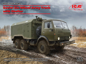 ICM - 1/35 Soviet Six-Wheel Army Truck With Shelter