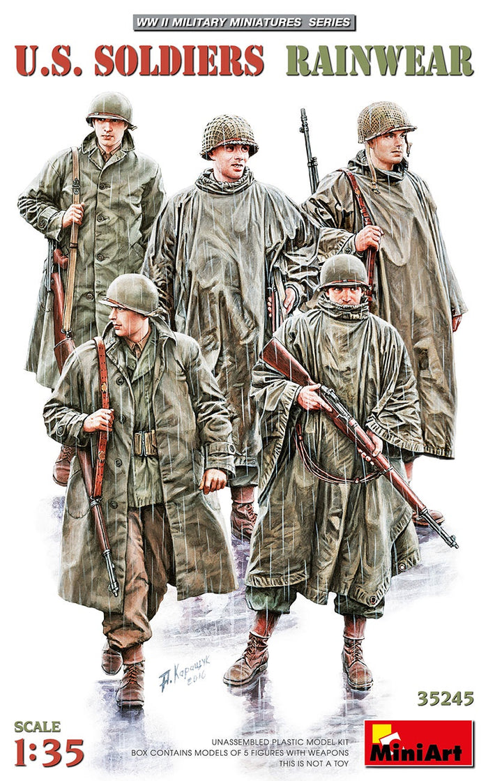 Miniart - 1/35 US Soldiers Rainwear