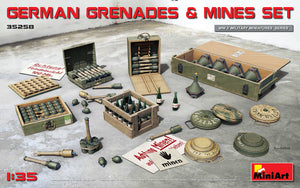 Miniart - 1/35 German Grenades & Mines Set