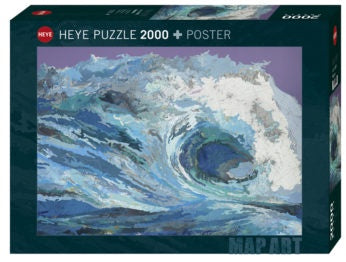 Heye - Matthew Cusick - Map Wave (2000pcs)