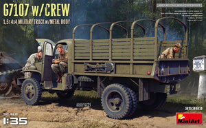 Miniart - 1/35 G7107 w/Crew 1.5t 4x4 Truck w/ Metal Body