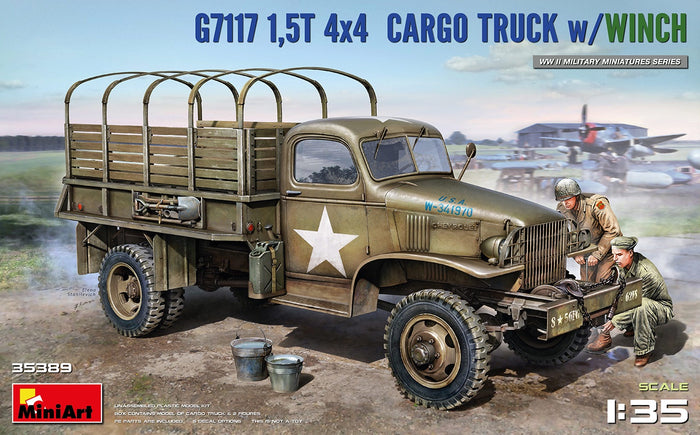 Miniart - 1/35 G7117 1,5T 4x4 Cargo Truck w/Winch