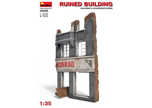 Miniart - 1/35 Ruined Building (Building & Accs.)