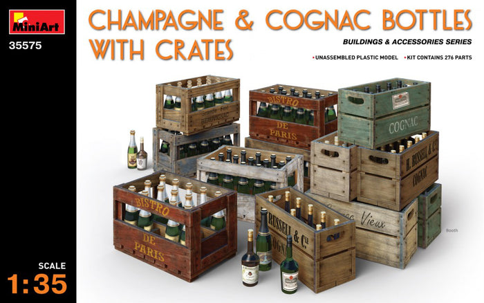 Miniart - 1/35 Champagne & Cognac Bottle