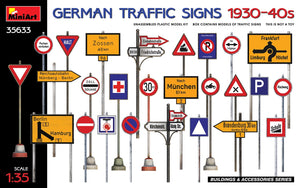 Miniart - 1/35 German Traffic Signs 1930-40's