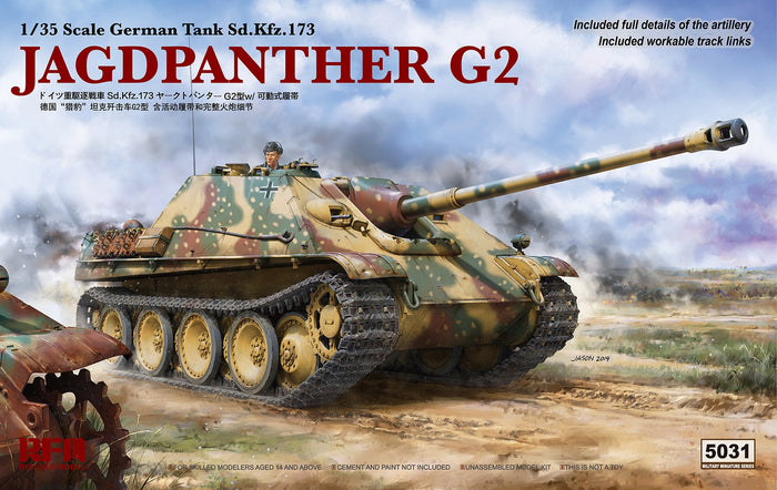 RFM - 1/35 Jagdpanther G2 w/Workable Track Links