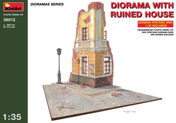 Miniart - 1/35 Diorama w/Ruined House