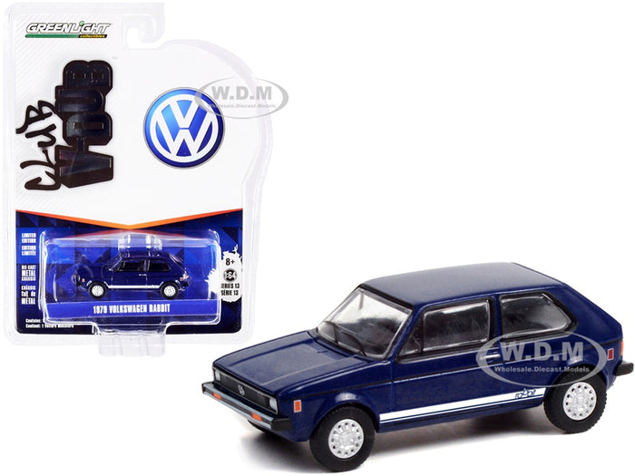 Greenlight - 1/64 Club Vee-Dub Series 13 VW Rabbit (Tarpon Blue)