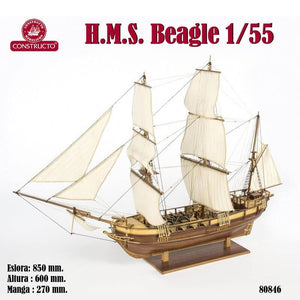 Constructo - 1/55 HMS Beagle (incl. Sails)