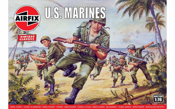 Airfix - 1/72 WWII US Marines (Vintage Classics)