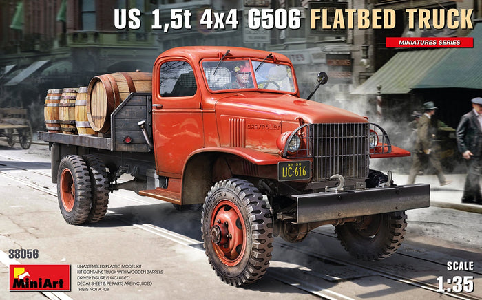 Miniart - 1/35 US 1,5t 4x4 G506 Flatbed Truck
