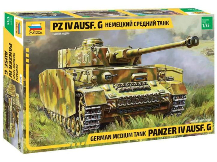 Zvezda - 1/35 German Medium Tank Panzer IV - Ausf. G