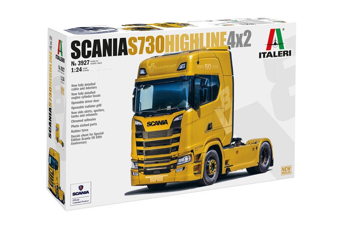 Italeri - 1/24 Scania S730 Highline 4x2 (w/ PE Parts)