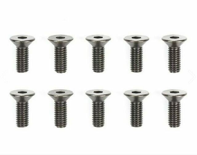 Tamiya - 3x8mm Steel Countersunk Hex Head Screws (10)