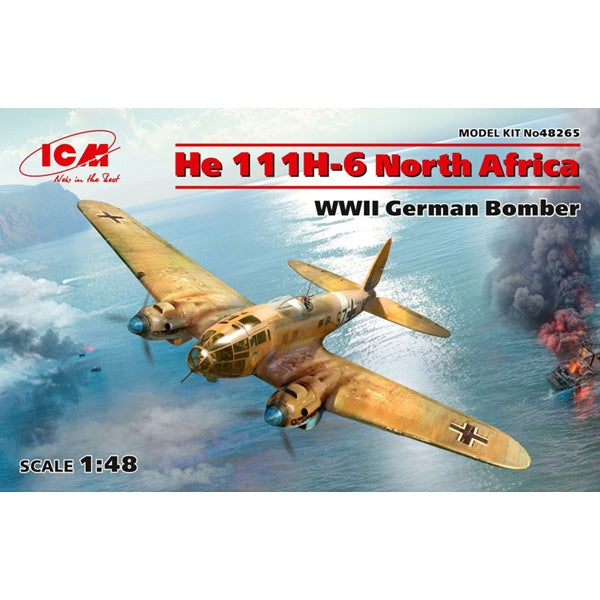 ICM - 1/48 He 111H-6 North Africa WWII German Bomber