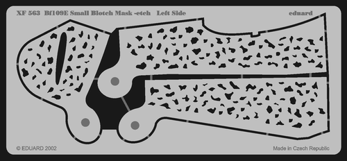 Eduard - 1/48 Bf 109E Small Blotch Mask-Etch XF563