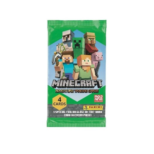 Panini - Minecraft Adventure Trading Cards 4 Cards (Sold as Individual Packets)