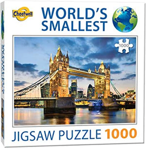 Cheatwell - World's Smallest 1000 Piece Puzzle - Tower Briedge (1000pcs)