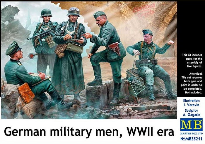 Master Box - 1/35 German Military Men WWII Era