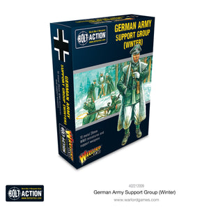 Warlord - Bolt Action  German Army Support Group (Winter)(HQ & Mortar & MMG)