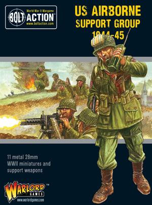 Warlord - Bolt Action  US Airborne Support group (1944-45) (HQ & Mortar & MMG)