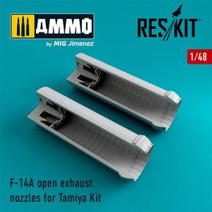 Reskit - 1/48 F-14A Tomcat Open Exhaust Nozzles for Tamiya Kit (RSU48-0079)
